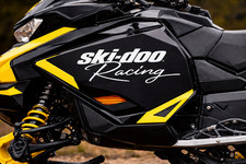 ski-doo racing  2.5'' x 9 '' 