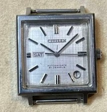 CITIZEN Auto Day Date Quadrato