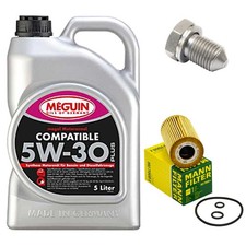 Kit filtri olio motore Meguin 5W-30 5 litri + vite per Audi Seat Skoda VW Touran