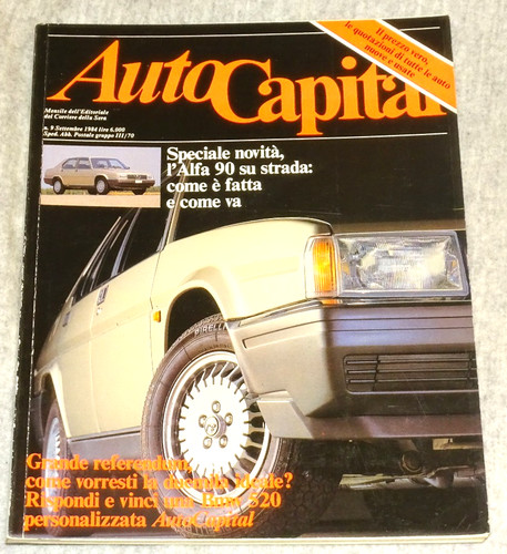 Autocapital settembre 1984 - autocapital,