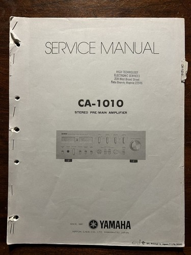 Yamaha 1010 amplificatore - yamaha, ca-1010