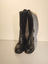 STIVALI COFRA DA MOTOCICLISTA ANFIBI NERI TAGLIA 42 POLIZIA VIGILI CARABINIERI