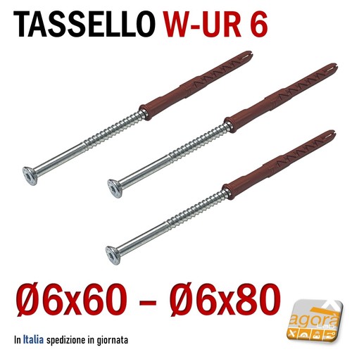 Tassello prolungato nylon 6x80 - nylon,