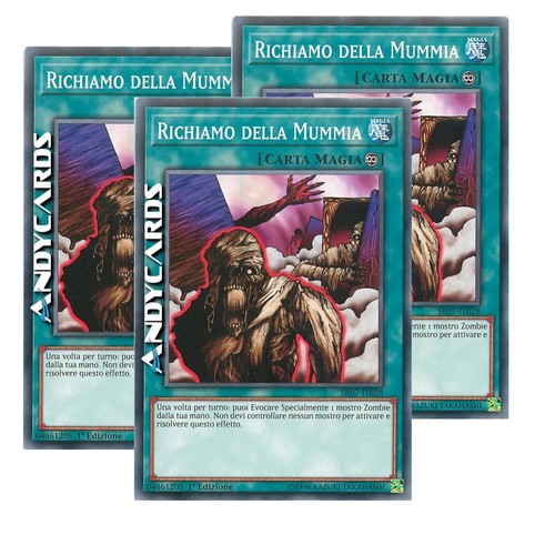 Richiamo della mummia - mummia, 3x