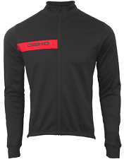 Giacca giubbino invernale termico bici ciclista mtb elastica traspirante nero