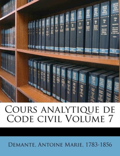 Demante cours analytique - demante, de