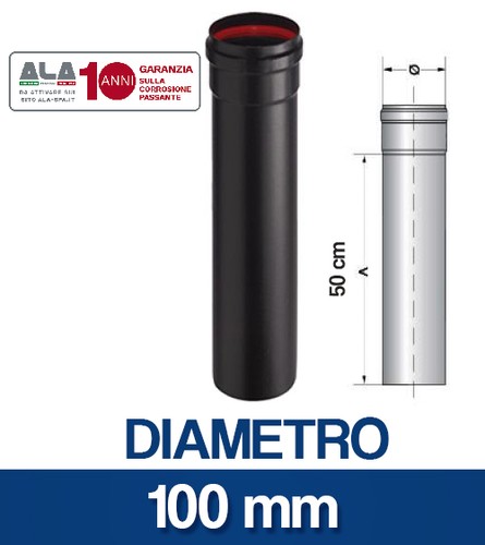 Tubo stufa h cm - h., cm.
