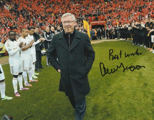 Alex ferguson foto firmata - foto, a
