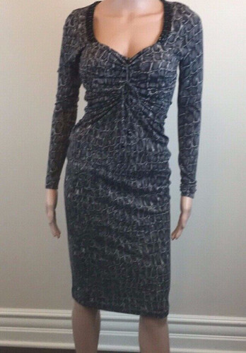Abito blumarine grigio nero - grigio, e