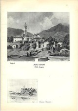 Stampa antica ROTA D'IMAGNA e