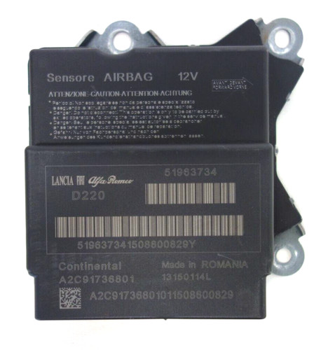 Airbag fiat 500 ecu 2008 - airbag,