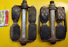 VECCHI RARI PEDALI TOURING MODEL ANNI 40 50 PEDALI BICI VINTAGE