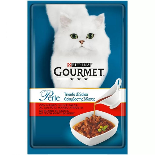 Gourmet gatto perle manzo - gatto,