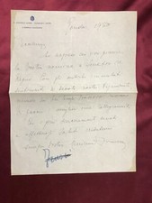 Autografo QUIRINO ARMELLINI (†1975)-Generale Regio Esercito Italiano-WWI/WWII-firmato