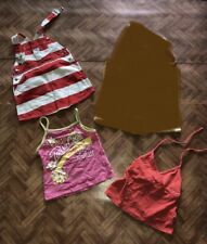 STOCK 3 CANOTTE E SALOPETTE BAMBINA 6-8 Anni.ORIGINAL MARINES,BENETTON,SARABANDA