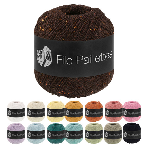 Lana grossa filo pailettes - lana,