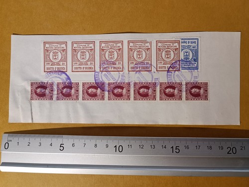 Marche bollo lire - marche, da