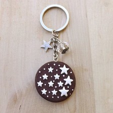 Portachiavi biscotti pan di stelle mulino bianco in fimo
