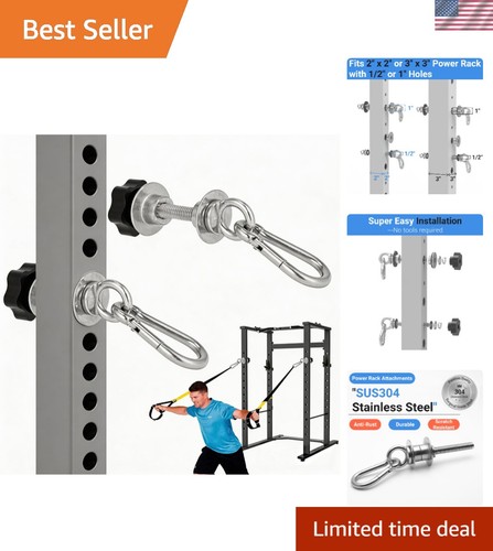 Attacchi power rack acciaio - power,