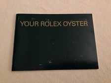 Libretto Booklet Your Rolex