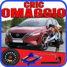 Kit 💥 Ruotino Nissan Qashqai 16” 5Fori + Cric Chiave DOT2025