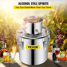 VEVOR Alambicco Distillatore 5Gal/19L Distillatore per Grappa in Acciaio Inox