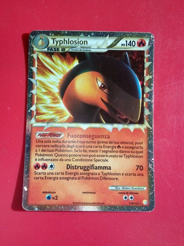 Pokemon card typhlosion - pokemon,