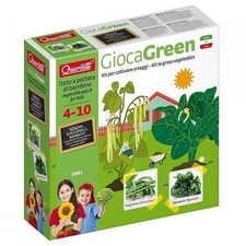 Quercetti 0681 Gioca Green Orto Bimbi Educativo Coltivazione Spinacio Fagiolo
