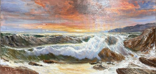 Dipinto olio tela paesaggio - dipinto,