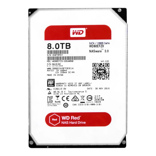 Red wd80efzx 5 - 8, sata