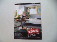 advertising Pubblicità 1989 CUCINA SCAVOLINI e LORELLA CUCCARINI