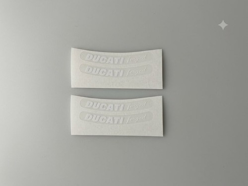 Adesivi stickers ducati - adesivi, forged