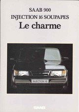 catalogue / brochure Saab 900 I 16S 12/1988 France