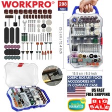 WORKPRO 208PC Dremel Kit
