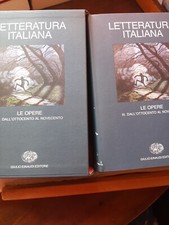 Letteratura Italiana Le Opere III.  Dall' Ottocento Al Novecento
