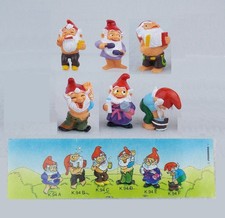 SORPRESINE KINDER FERRERO SERIE VINTAGE GNOMI AL BAGNO ENTRA & SCEGLI FIGURE RAR