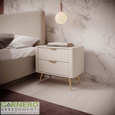 Comodino 63x55h cm 2 cassetti