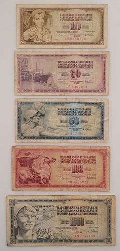 Jugoslavia lotto banconote - -,