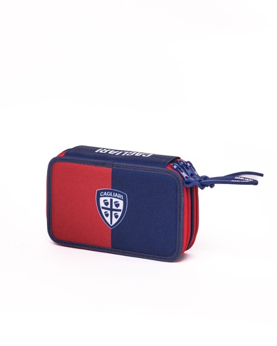 Cagliari calcio astuccio zip - astuccio,