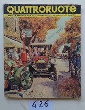 Rivista Quattroruote N°50 FEBBRAIO 1960 con GRANDE POSTER FIAT 600