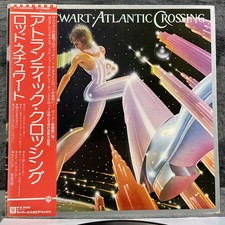 Rod Stewart – Atlantic Crossing Japan Pressing LP Vinyl Record Schallplatte OBI