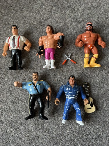 Wwf hasbro wrestling - 5x,