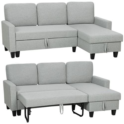 Homcom divano letto - homcom, 3