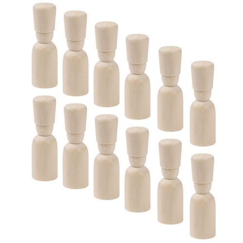 Pcs mini ornamenti legno - 12,
