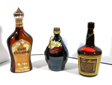 PRL) LOT 3 EMPTY BOTTLES GLASS
