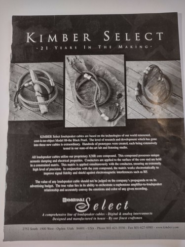 Kimber kable select cavi - kable,