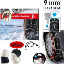 CATENE NEVE AUTO PER GOMME RUOTE BOTTARI 195/55R16 CERCHIO 16" 18818N PNEUMATICO