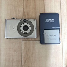 Canon IXY Digital 55 fotocamera compatta argento 5,0 megapixel condizione tes...