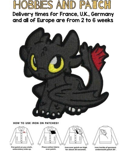 Patch dragon trainer sdentato - dragon,