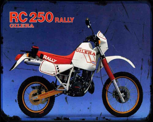 Insegna metallo gilera - insegna, rc